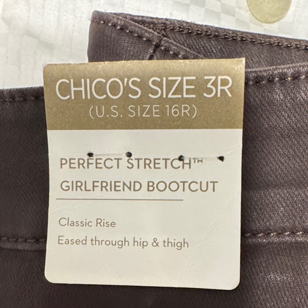 Chico's chocolate brown Pants - Picture 2 of 4